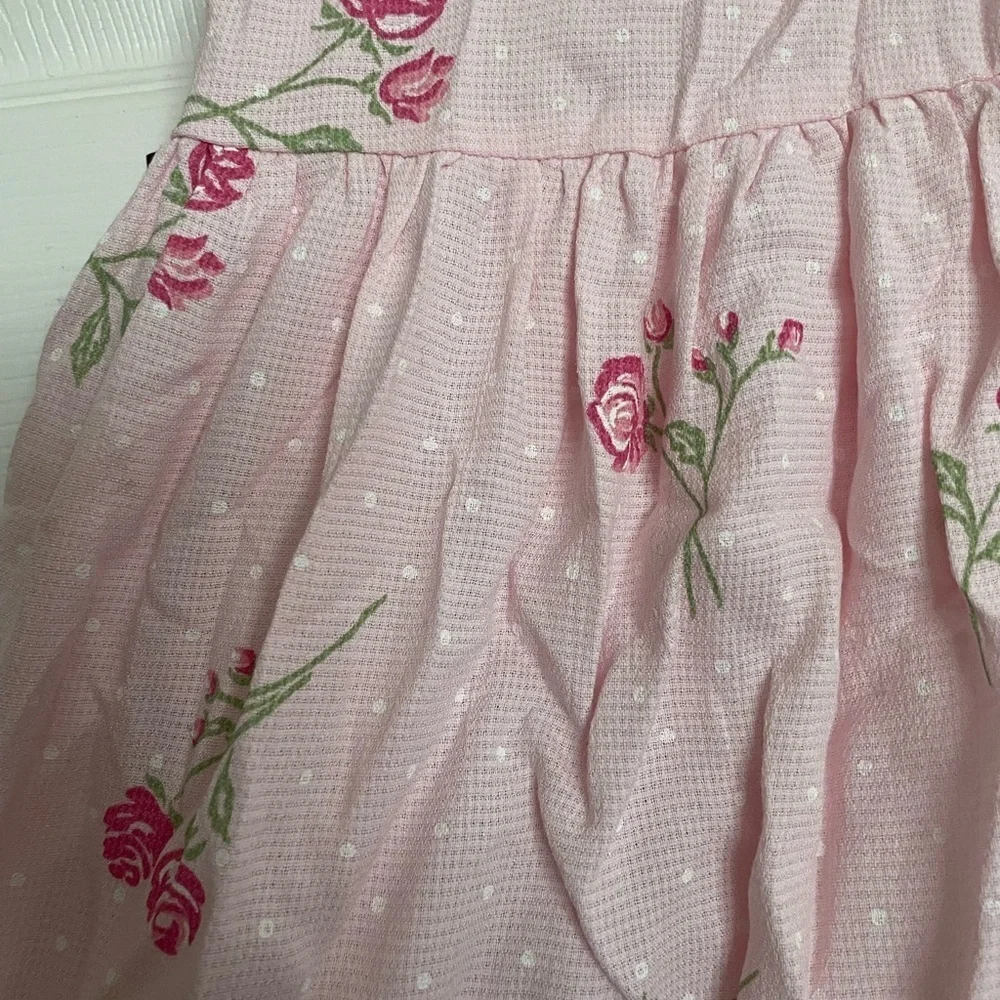 Vintage SWAT Kohl's Pink Rose Patterned Kids Dress NWT size 4